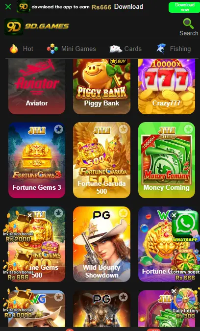 9D Game page